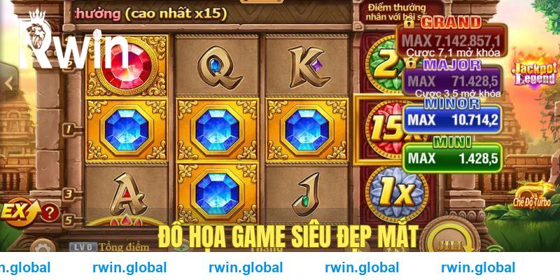 Thiết kế đồ họa siêu đẹp mắt của game đổi thưởng RWIN